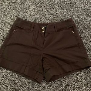 White House Black Market Brown Shorts